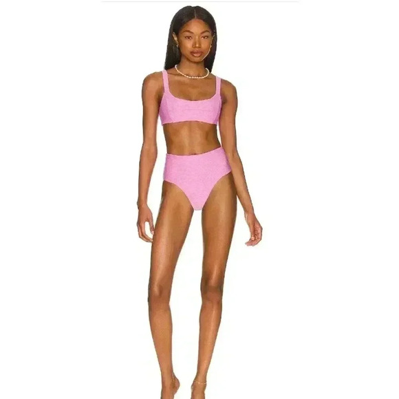 L*Space Desi Classic Bikini Bottom in Rosebud Pink NEW NWT! - Picture 2 of 8